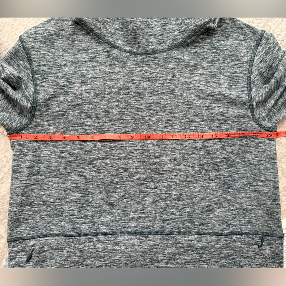 Lululemon Ready to Rulu Fleece Pullover Heathered Submarine - Picture 9 of 11